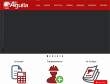 Tablet Screenshot of aguila.cl
